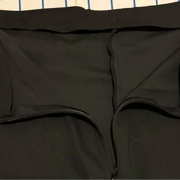 Mahina Black wrap Skort With Side Tie Women Size Medium Excellent Condition - Picture 6 of 10